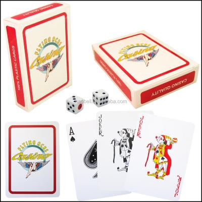 China Good Quality Plastic Poker Custom Plastic Playing Cards for sale