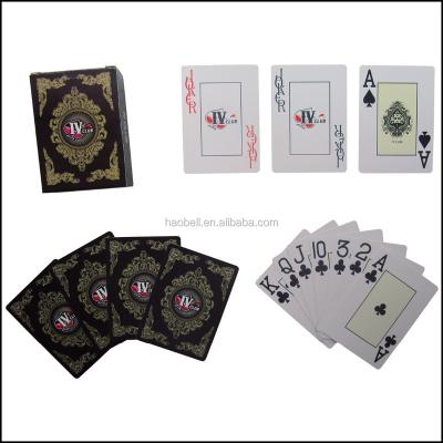 China Customized 100% Plastic Casino Poker Plastic Washable Playing Cards for sale