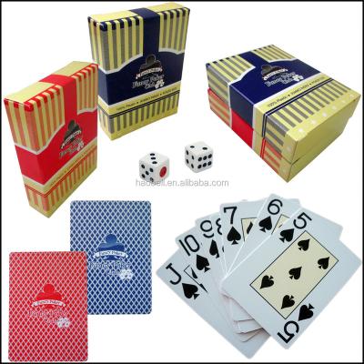 China Customized Plastic PVC Playing Cards 100% Plastic Custom Design Printed Poker Cards for sale