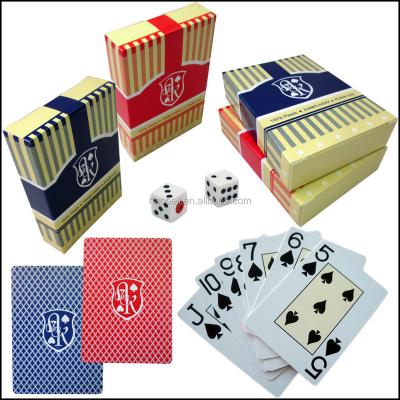 China Customized Plastic Printed 100% PVC Material Waterproof PVC Playing Cards Casino Club Poker Cards for sale