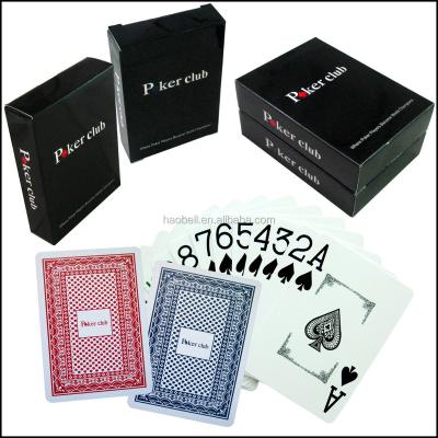 China Plastic Customized 100% New Plastic Playing Cards PVC Poker Cards With Micro Print for sale