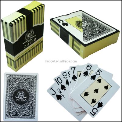 China Nap Play Plastic Playing Cards 100% Plastic Texas Stand Up Poker Cards for sale