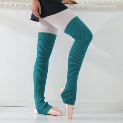 China Ballet Dance Leg Warmer 75cm Calentador de piernas de leg de Vienne Dancewear Long Ballet Dance Leg Warmer for sale