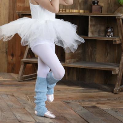 China High Quality Ballet Dance In Running Leg Solid 43cm Dance Leg Warmer Ladies Ballet Warmer Legwarmer for sale