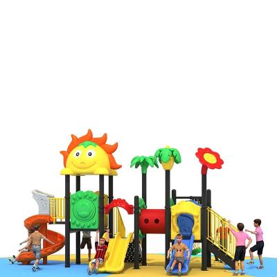 China Small Playground Slide Kids Amusement Park Toys Set Outdoor Kids Play Equipment for sale