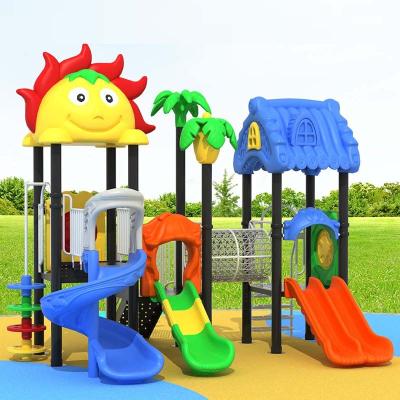 China Slide Kids Fun Park Playground Set Sets Children,Kids Slides Gym Outdoor Plastic Wholesale Kids Outdoor Playground for sale