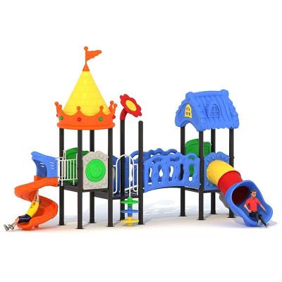 China High Quality Custom Made Commercial Plastic Kids Amusement Slide Slide Theme Park Outdoor Playground for sale