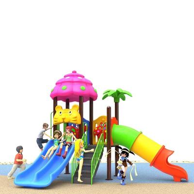 China Preschool Slide Outdoor Games Kids Playground Equipment And Plastic Kids Playground Slide Games For Kindergarten for sale