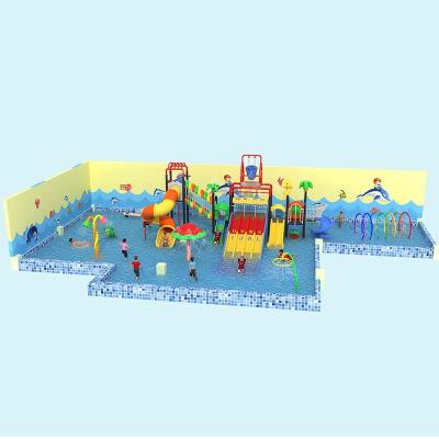 China Slide Water Park For Kids Tube Water Slide Swimming Pool Water Playground For Tourist Amusement Center Equipment for sale