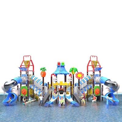 China Slide Kids Swimming Pool Water Park Games Outside Playground Equipment Water Park Games Giant Water Slide for sale