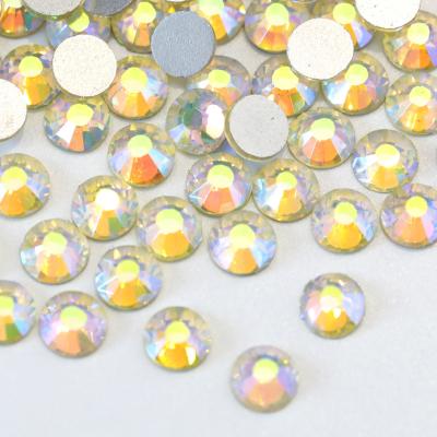 China Flatback Sell 10 1440pcs Bulk Wholesale Package Rough SS3 SS30 To Glass Crystal Stone Hot Fix ab Crystal Resin Flat Back Rhinestones for sale