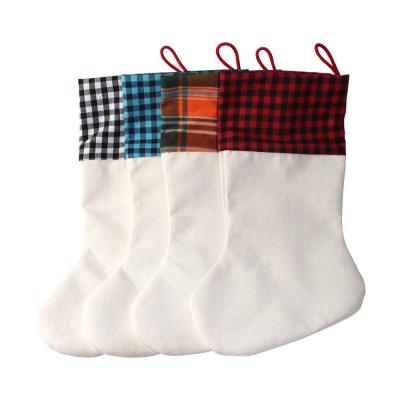 China 2021 Hot Sale QUICK DRY Sublimation Christmas Stockings Ready To Ship TJS Christmas Stockings Empty for sale