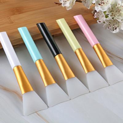 China 14CM Silicone Face Mask Brush Cosmetic Facial Makeup Tool DIY Mask Applicator Brush for sale