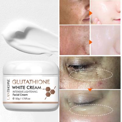 Chine Hydrater le collagène crème de éclairage pour la peau foncée blanchissant la crème de glutathion pour le visage à vendre