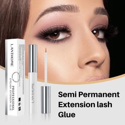 China 10ml False Eyelash Glue Fast Drying Oil Resistant Water Proof Latex Eyelash Extension Glue for sale