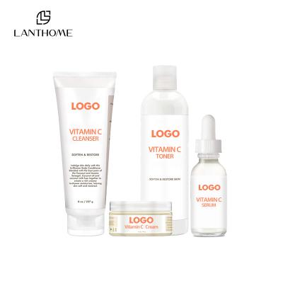 China Lanthome Vitamin C Skin Care Gift Sets Shrink Pores Remove Dark Spots for sale