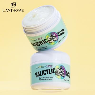 China Salicylic Acid Face Mask Cream Anti Acne Face Wash Mask Cleanser OEM ODM for sale