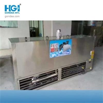 China 0,96 toneladas de manual de acero inoxidable 2.6KW de hielo del fabricante comercial del bloque en venta