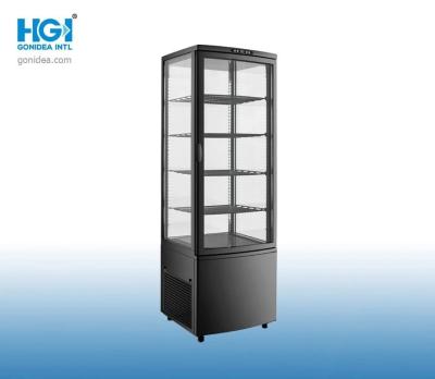 China 288L Vertical Beverage Upright Showcase Cooler Floor Standing for sale