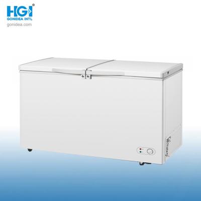 China Wholesaler Top Open Commercial Freezer Double Door Chest Freezer Model Bd/Bc-800dq for sale