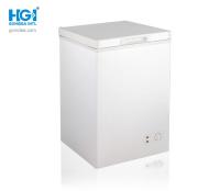 China Congelador aberto da porta da parte superior de R600a tamanho pequeno do único compressor QD65Y de 108 litros à venda