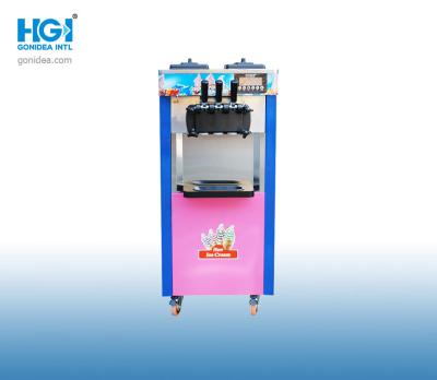 China Restaurant 2300W Professional Ice Cream Machine 25L/ H No Vibration for sale