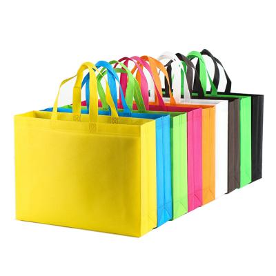 China Eco-Friendly Reusable Durable Custom Shopping Logo Print Grocery Eco Reusable Tote Non Woven Bag for sale