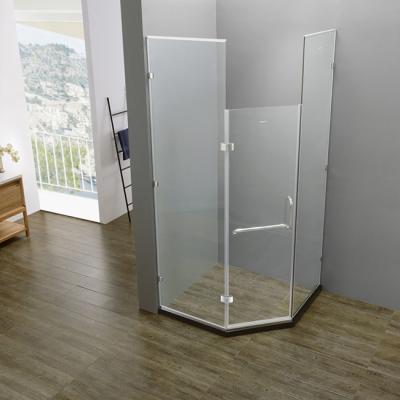 China Modern folding frameless cheap project cusomized corner shower door for sale