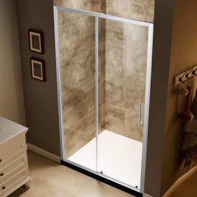 China modern cheap sliding cabin frame tempered glass shower door for sale