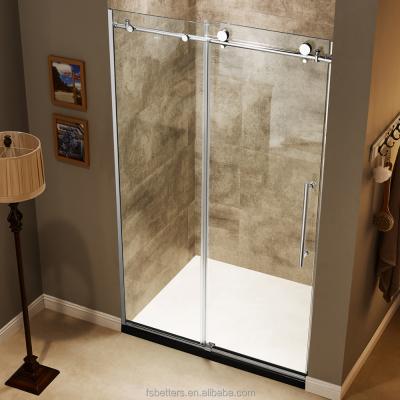 China With Straight Frame 8mm Tempered Glass Shower Slide Enclosure for sale