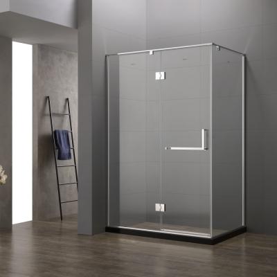 China Modern folding frameless cornor shower cabin for sale