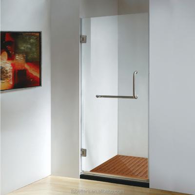 China Frameless Open Door Hot Sale Italian Hinge Shower Enclosure for sale