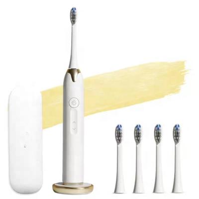 China Kang Yu Toothbrush IPX8 Waterproof Soft Bristle Battery Operated Wireless Charging Electric Toothbrush for sale