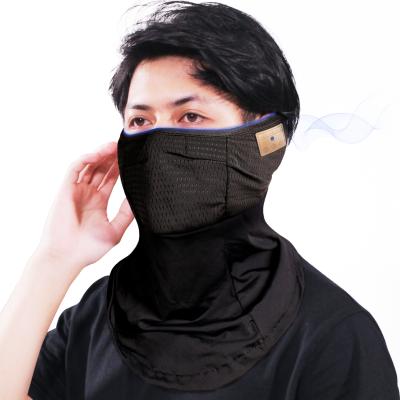 China Breathable Summer Cycling Head Wear Anti-sweat Bicycle Scarf Sports Earphones Scarf Breathable Running Face Mask for sale