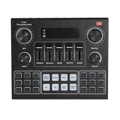 China Works as USB sound card plus station external sound card production recording studio portable all-in-one mixing audio interface for sale