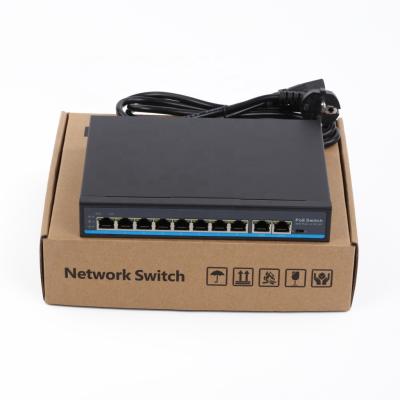 China Support PoE IP Camera Power Over Ethernet 8 Port CCTV Camera Security System PoE Network Ethernet Switch 48v For IP Camera for sale