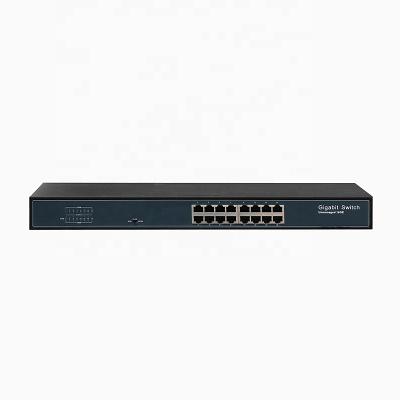 China OEM Gigabit Ethernet Network Switch for CCTV Surveillance 16 Port 10/100/1000M Gigabit Ethernet OEM Network Switch (SW16G) for sale