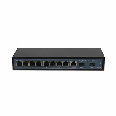 China OEM Ethernet Network Gigabit Managed Switch For CCTV Surveillance 11 Port 1000Mbps Layer 2 Managed Ethernet Switch (SW0802MS) for sale