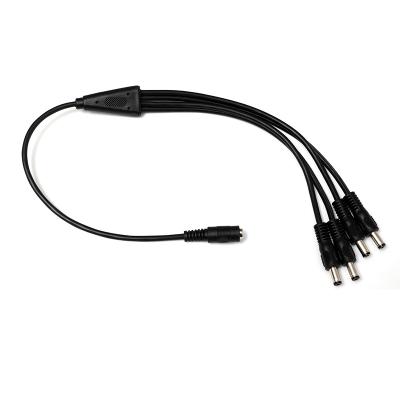 China 1 to 4 Way DC Cable for Cameras Power Splitter 20AWG / 4 Way 1 to 4 Way DC Power Splitter Cable Camera Cables (SP1-4H) for sale