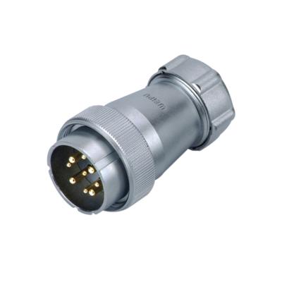 China Power Weipu WS16-TP 2PIN 4 PIN Male Female Plug For Metal-Pipe Electrical Cable Connector for sale