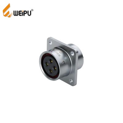 China Weipu Power SF1613/S(P) Square Flange Connector 2 Pin Waterproof Electrical Wire Crimp External Connector for sale