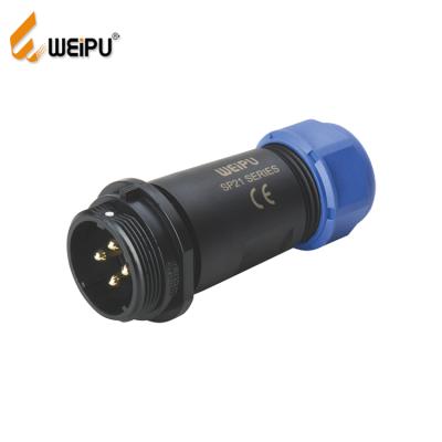 China Power Weipu SP Series Connector SP2111/S Female Inline Solder Crimp IP68 Cable Connector for sale