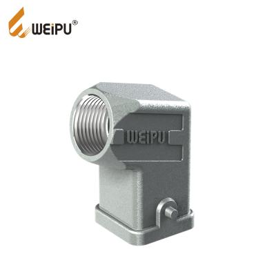 China IP65 Aluminum Waterproof Power Entry PG11 or M20 Side Screw Heavy Duty Insert Protection Housings Connectors for sale