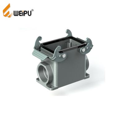 China WEIPU HA32A-SF-2L/W IP65 Power Copper Slot Bolt Connector Cabl And Connector Aluminum Crimp Hook for sale