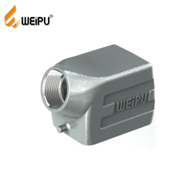 China Power WEIPU HA6B-PS-2B IP65 Automotive Metal Hood Connectors Cabl And Connector for sale