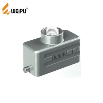 China Easy power WEIPU HA16B-PT-2B IP65 M25 top input 5pines 10a 230v hood servo motor connectors for sale