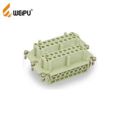 China Spec Contacts Male Female Connector Weipu HAVE-012 16A 12 Pin 830V Crimp Screw Contact Switch Electrical Power for sale