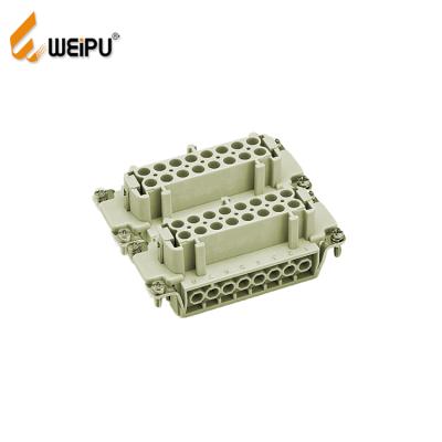 China Spec Contacts Aviator Cable Plated Connector. Weipu HAVE-032 16A 16Pin 400V/690V Male&Female Screw Contact Switch for sale