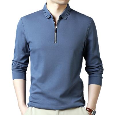 China 2022 spring summer men's polo shirt Anti-wrinkle export quality seamless polyester cotton cotton with Logo Custom Printed for sale