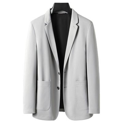 China Mujer Smart Office Leisure Anti-Wrinkle Seamless Coat Plus Size Veste De Los Hombres Casual Work Suit Jack Single Sleeves Blazer Men Long Sleeves for sale